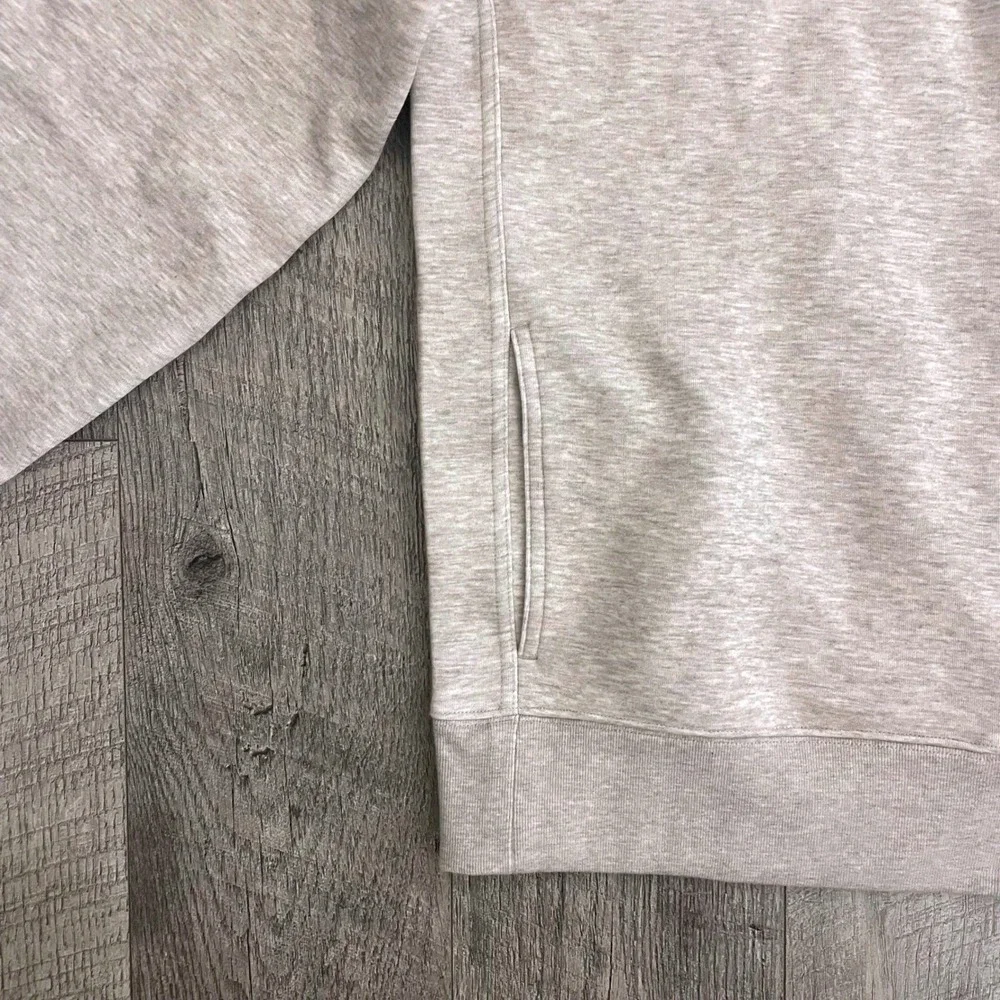 Banana Republic Mens‎ Oatmeal Heather Crossover Hoodie Pullover Medium Tall NEW